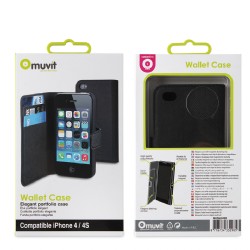 Muvit Wallet Case Iphone 4 4S